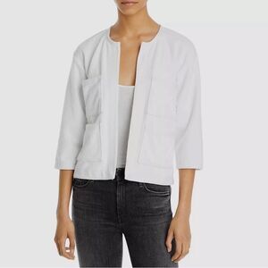 ATM White Terry With Pockets Jacket